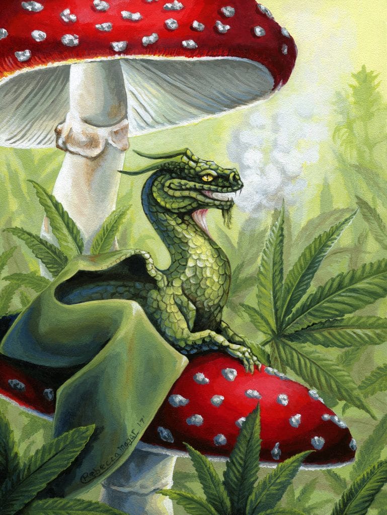 Cannabis Art Contest Dragon Flops but Keeps on Smokin'! Wailing
