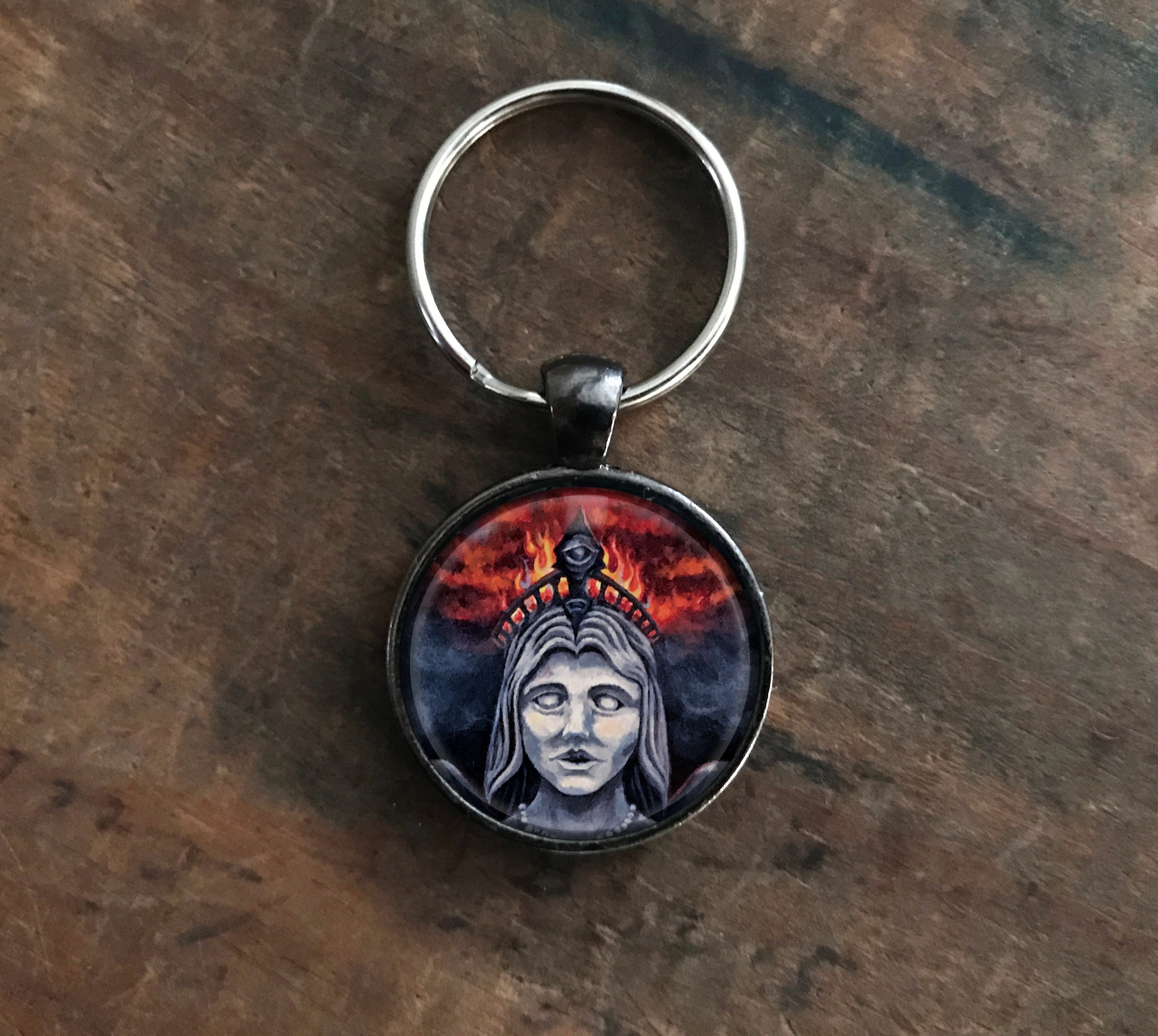 Isis with Third Eye Keychain