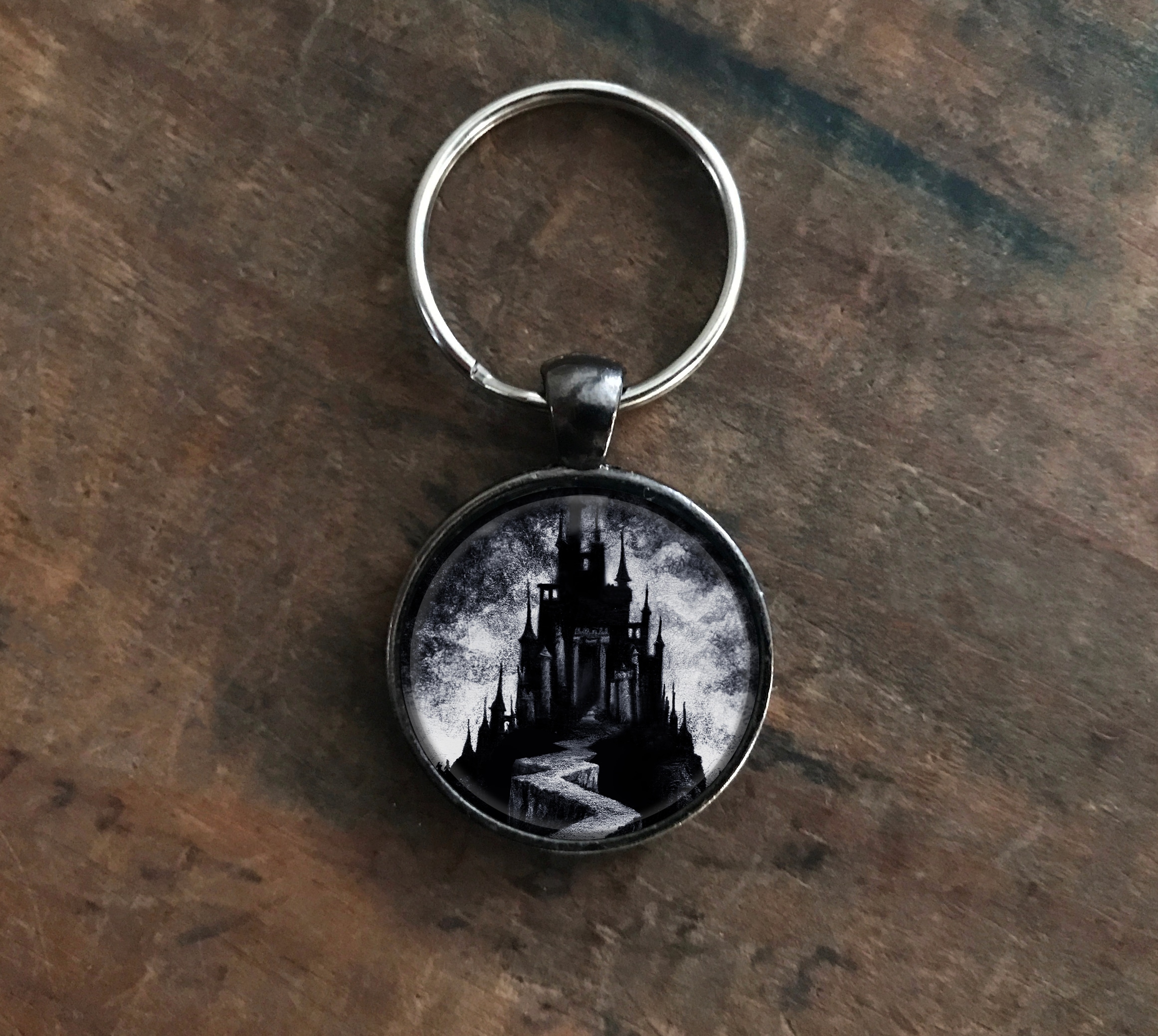 Dark Castle Pendant Keychain