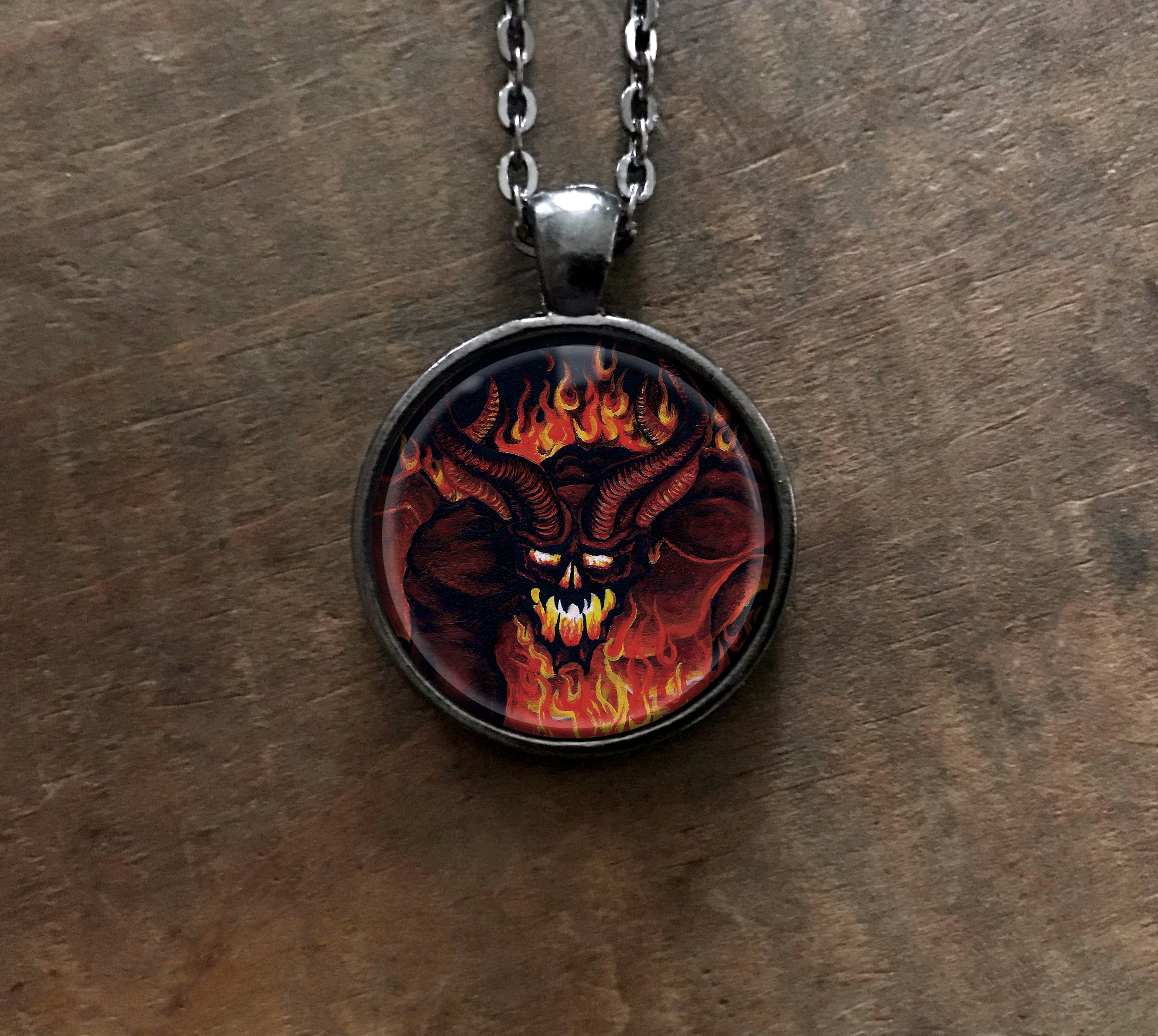 Demon Pendant Necklace