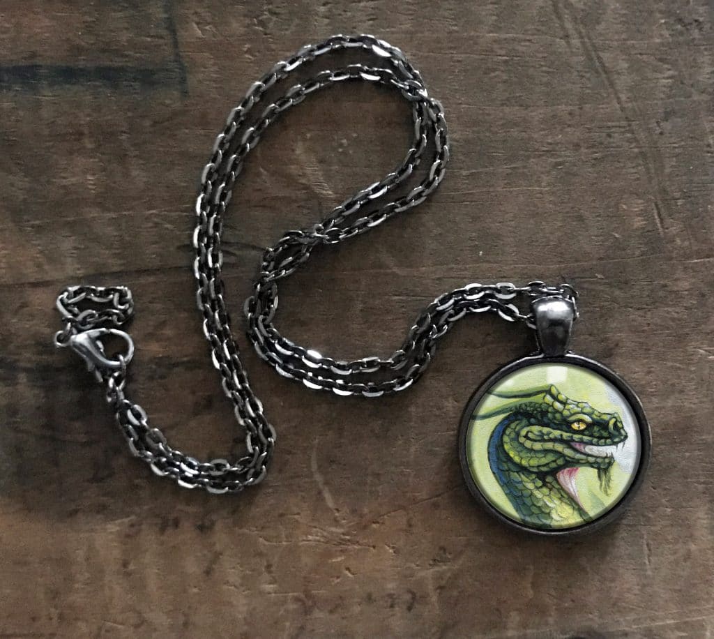 Upside Down - Jurassic Inspired Stranger Things Necklace - Fun Cases
