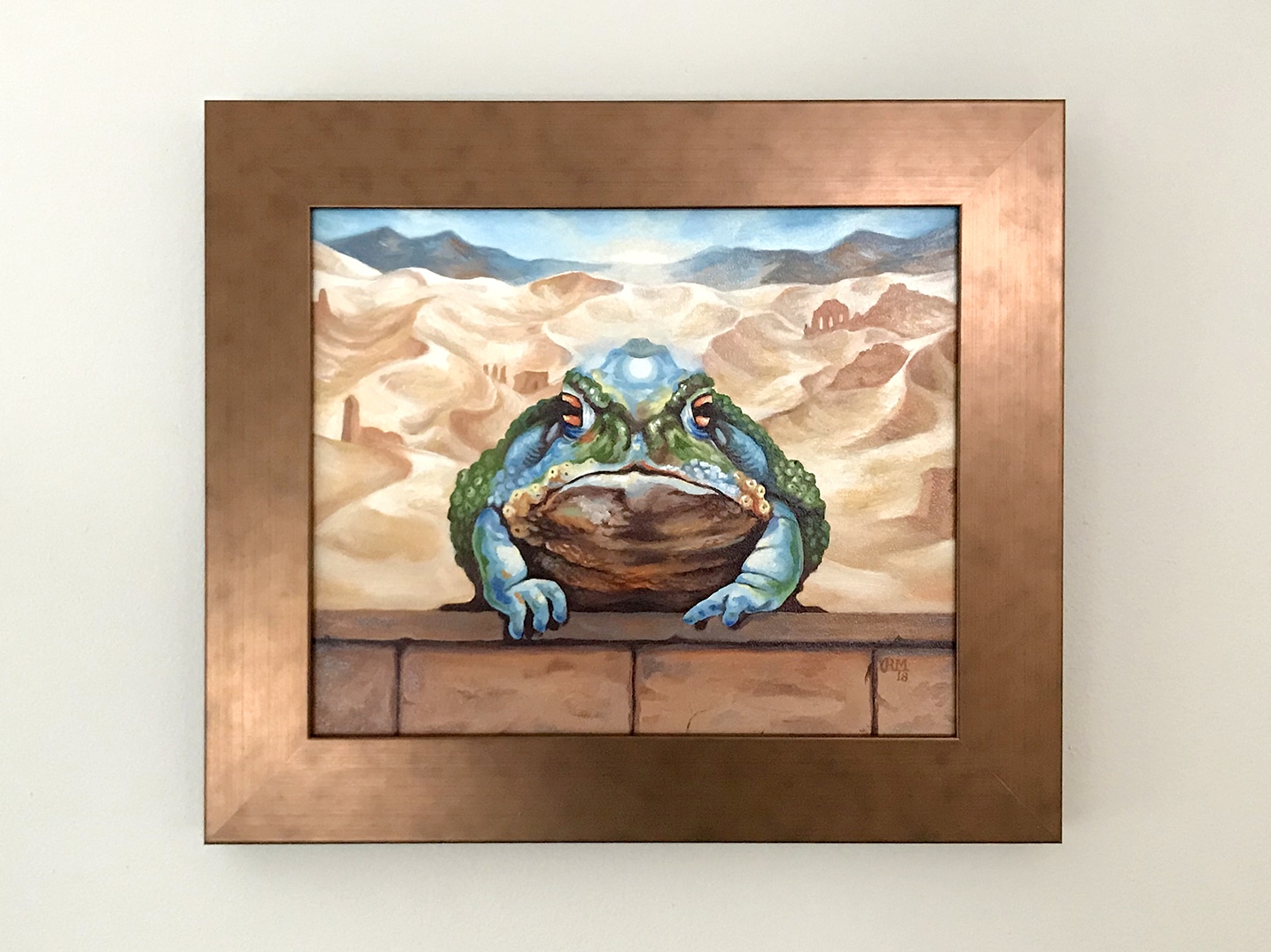 Dust Toad Original Artwork by Rebecca Magar - Wailing Wizard