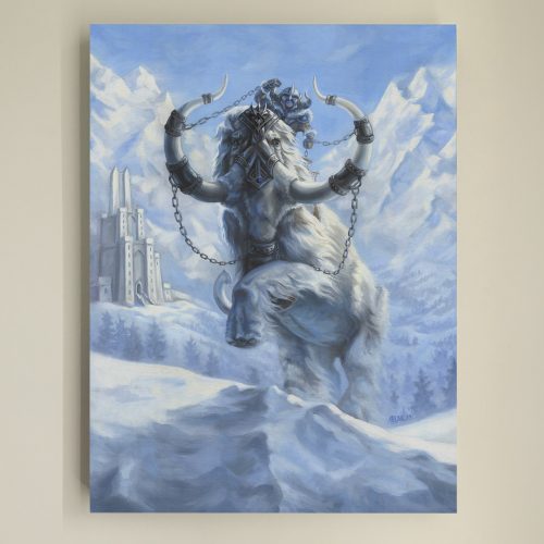 War Mammoth Painting by Rebecca Magar - Wailing Wizard